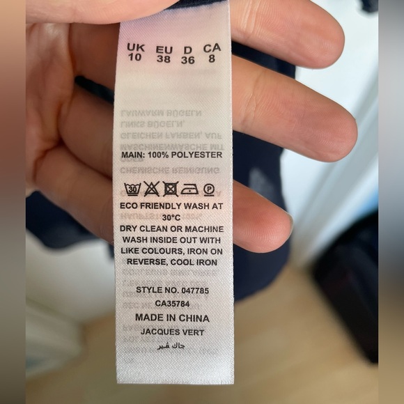 NWT Jacques Vert Collection Navy Open Cardigan / Shawl - Picture 6 of 6